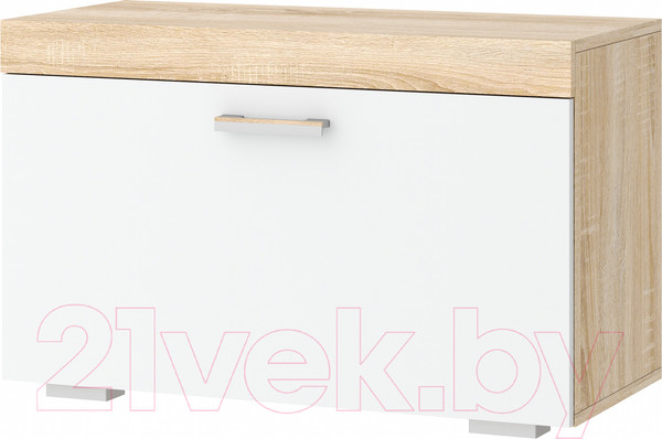 Изображение товара Тумба в прихожую Памир Соната ОС-800 (сонома/белый глянец)
