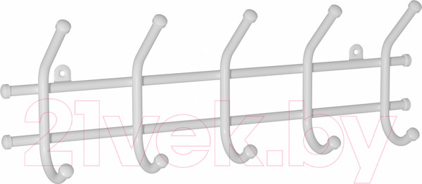 Вешалка для одежды ЗМИ Норма 5 / ВН 24 (белый)