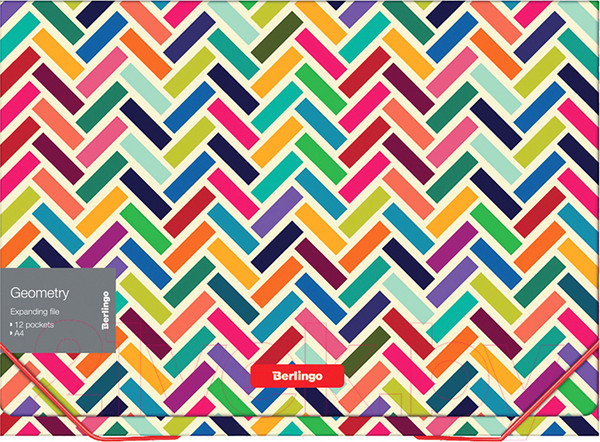 Изображение товара Папка для бумаг Berlingo Geometry / XF4_12102