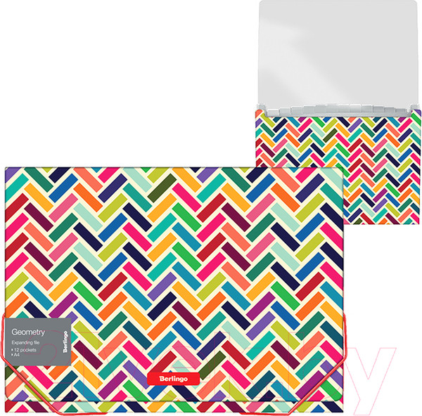 Изображение товара Папка для бумаг Berlingo Geometry / XF4_12102
