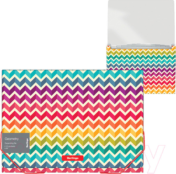 Изображение товара Папка для бумаг Berlingo Geometry / XF4_12101