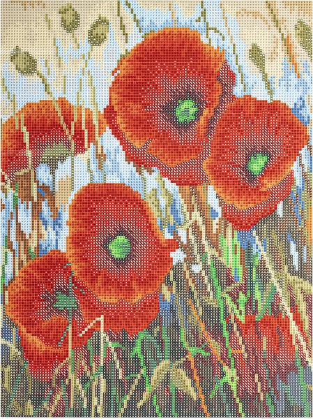 Изображение товара Набор алмазной вышивки Остров Сокровищ Маки / 662575