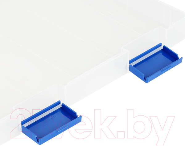 Изображение товара Папка для бумаг Стамм ПД21 (прозрачный/синие защелки)