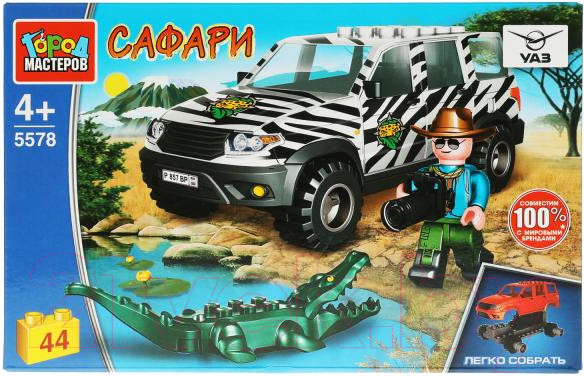 Изображение товара Конструктор Город мастеров Uaz Patriot Сафари / SB-5578