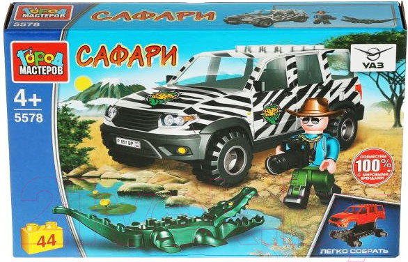 Изображение товара Конструктор Город мастеров Uaz Patriot Сафари / SB-5578