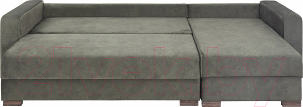 Изображение товара Диван угловой KRONES Гефест (велюр хаки)