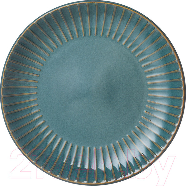 Изображение товара Тарелка закусочная (десертная) Lefard Stripe Collection / 191-232 (лазурно-синий)
