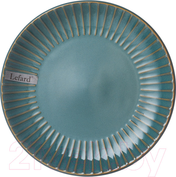 Изображение товара Тарелка закусочная (десертная) Lefard Stripe Collection / 191-232 (лазурно-синий)