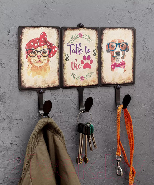 Изображение товара Вешалка для одежды GALA Кот и пес VL013-B