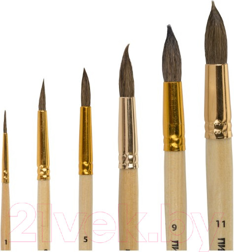 Изображение товара Набор кистей Пифагор 200891 (6шт)