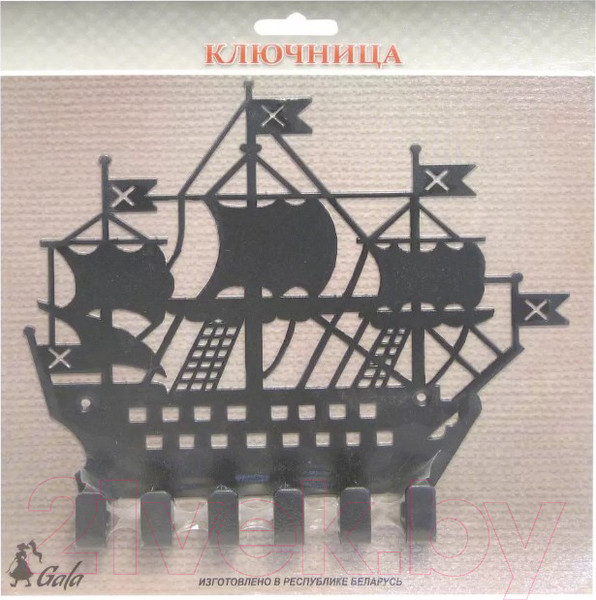 Изображение товара Ключница настенная GALA KL002-BY (черный)