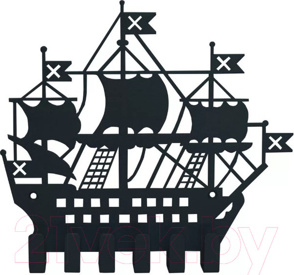 Изображение товара Ключница настенная GALA KL002-BY (черный)