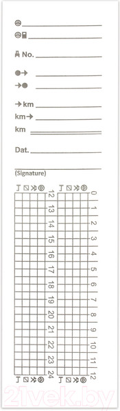 Изображение товара Бумага для тахографа No Brand Термобумага 57мм / 110878 (3шт)