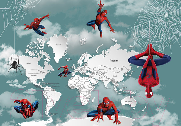 Изображение товара Фотообои листовые Citydecor Superhero Spiderman 2 (200x140)