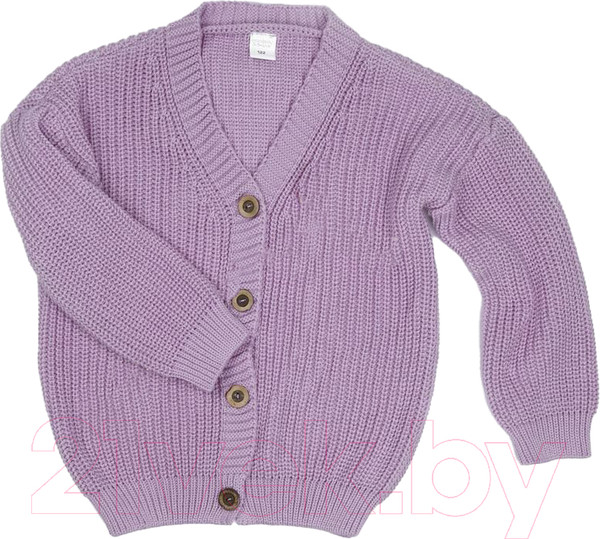 Изображение товара Кофта для малышей Amarobaby Knit / AB-OD21-KNIT19/17-104 (сиреневый, р. 104)