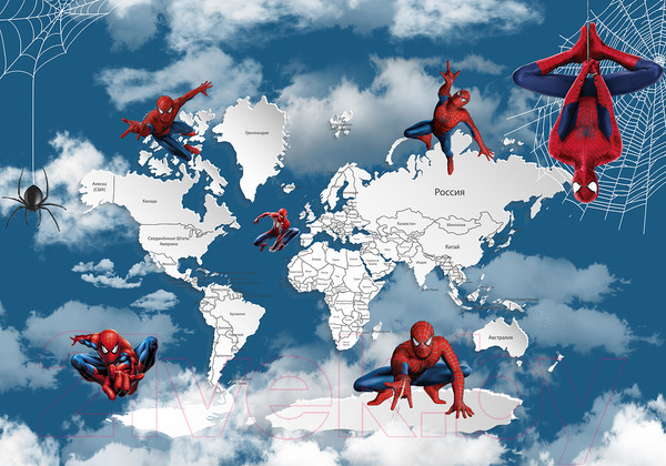 Изображение товара Фотообои листовые Citydecor Superhero Spiderman 4 (200x140)