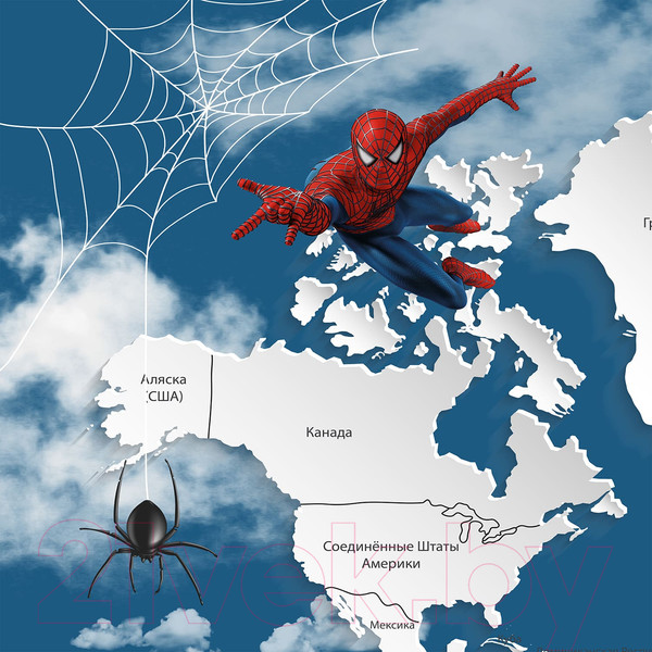 Изображение товара Фотообои листовые Citydecor Superhero Spiderman 4 (200x140)