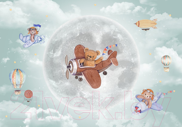 Изображение товара Фотообои листовые Citydecor Мечтатели 12 (200x140)