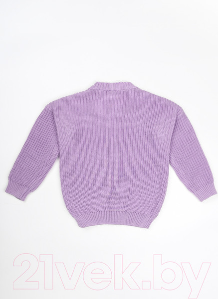 Изображение товара Кардиган детский Amarobaby Knit / AB-OD21-KNIT19/17-110 (сиреневый, р. 110)