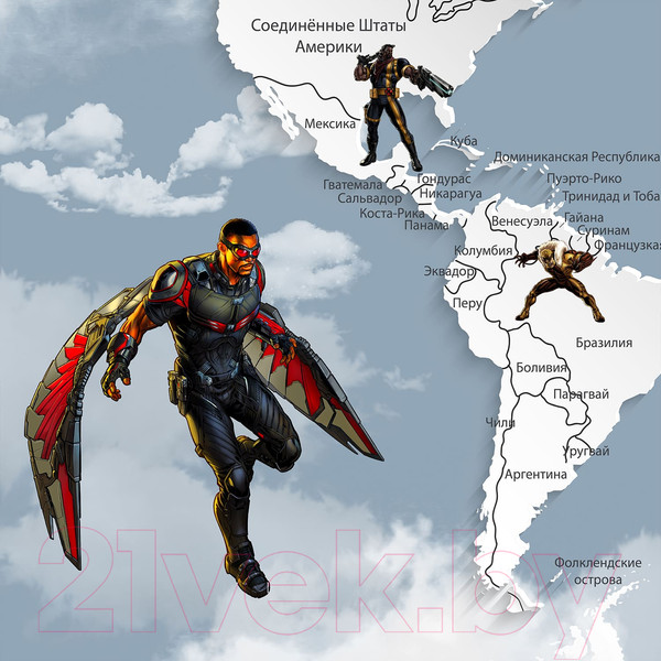 Изображение товара Фотообои листовые Citydecor Superhero 2 (200x140)