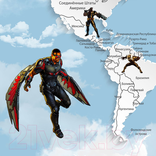 Изображение товара Фотообои листовые Citydecor Superhero 3 (200x140)