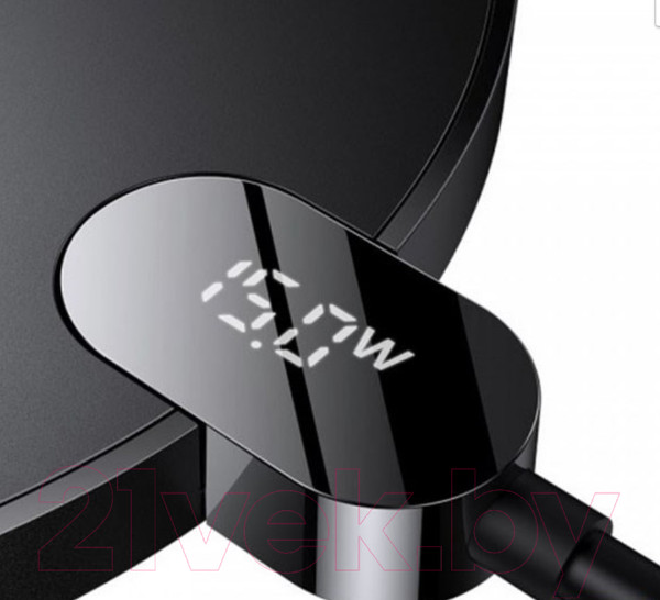 Изображение товара Зарядное устройство беспроводное Baseus Digital LED Display Gen 2 / CCED000001 (черный)