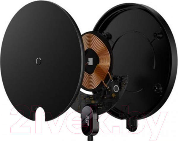 Изображение товара Зарядное устройство беспроводное Baseus Digital LED Display Gen 2 / CCED000001 (черный)