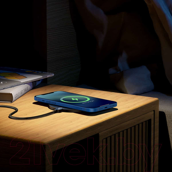 Изображение товара Зарядное устройство беспроводное Baseus Digital LED Display Gen 2 / CCED000001 (черный)