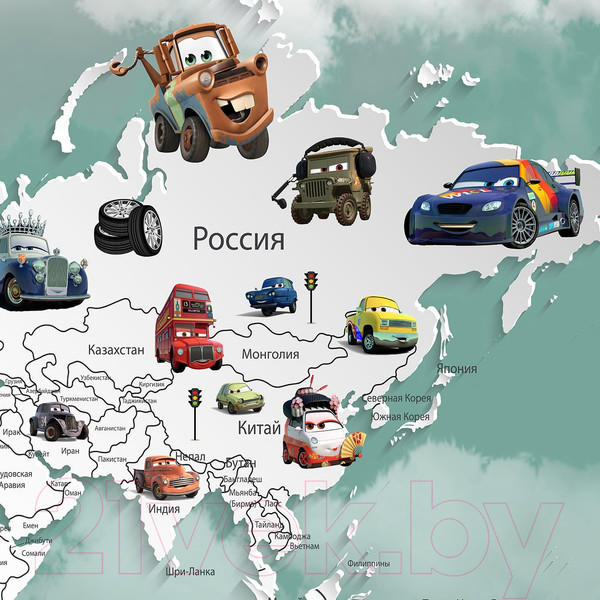 Изображение товара Фотообои листовые Citydecor Superhero Молния МакКвин 1 (200x140)