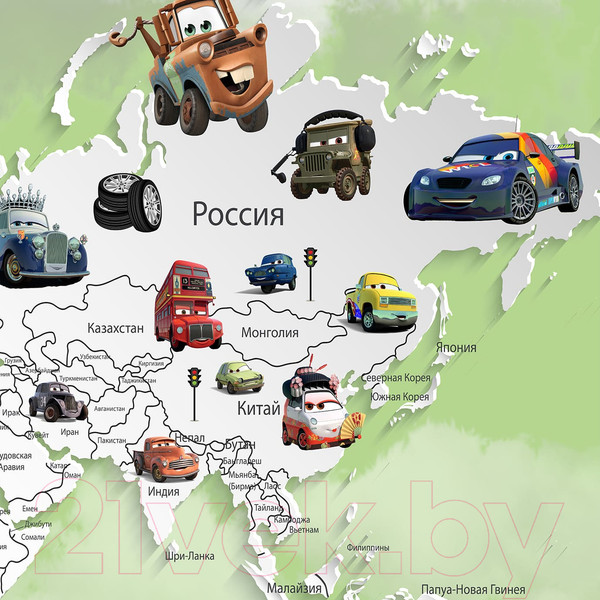 Изображение товара Фотообои листовые Citydecor Superhero Молния МакКвин 3 (200x140)
