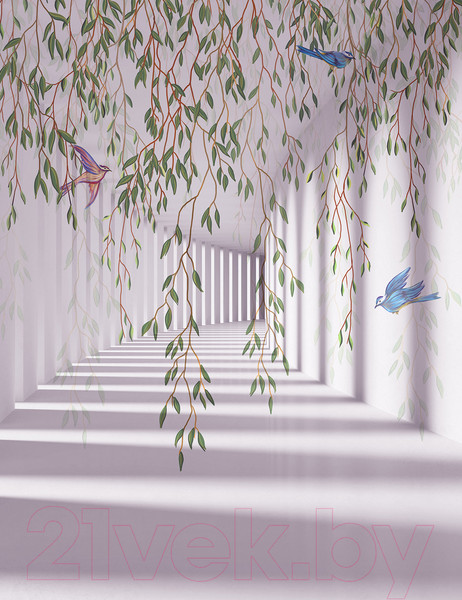 Изображение товара Фотообои листовые Citydecor Flower Tunnel 3D 5 (200x260)