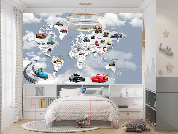 Изображение товара Фотообои листовые Citydecor Superhero Молния МакКвин 4 (200x140)