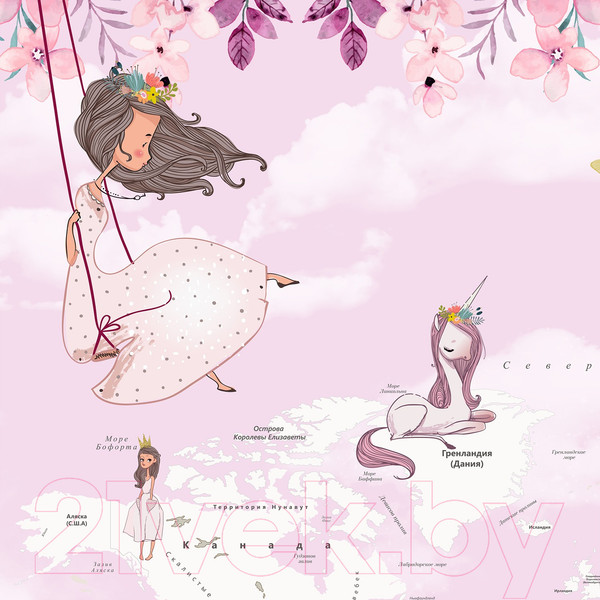 Изображение товара Фотообои листовые Citydecor Princess 12 (200x260)