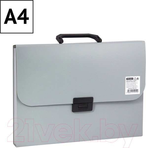 Изображение товара Папка-портфель OfficeSpace F13P3_337 (серый)