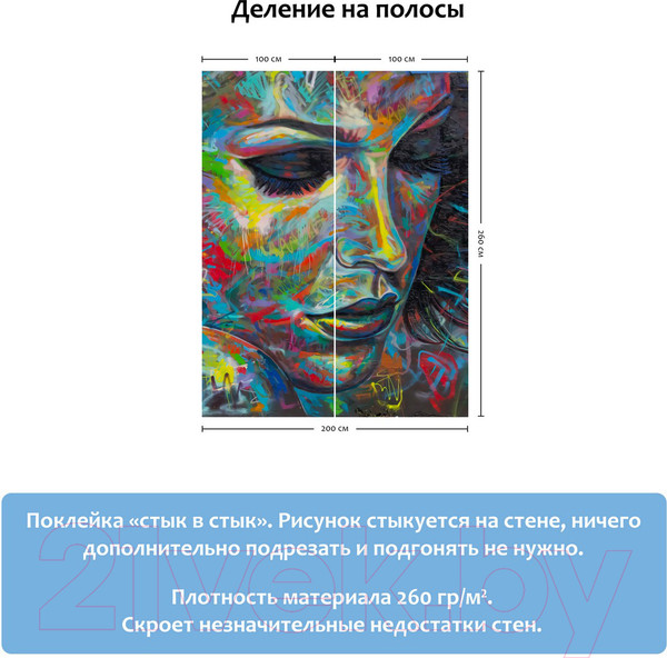 Изображение товара Фотообои листовые Citydecor Абстракция 14 (200x260)