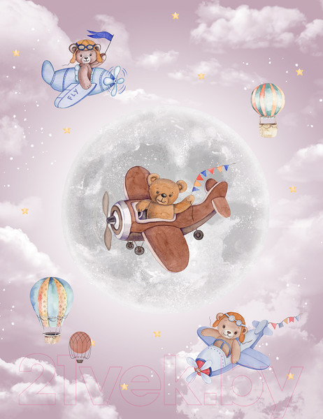 Изображение товара Фотообои листовые Citydecor Мечтатели 10 (200x260)