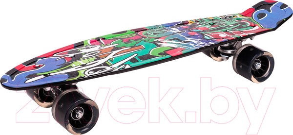 Изображение товара Пенни борд РЫЖИЙ КОТ Граффити-2 / HB210805-9/3