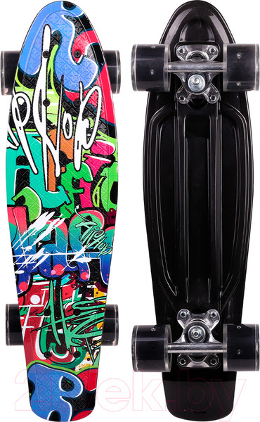 Изображение товара Пенни борд РЫЖИЙ КОТ Граффити-2 / HB210805-9/3