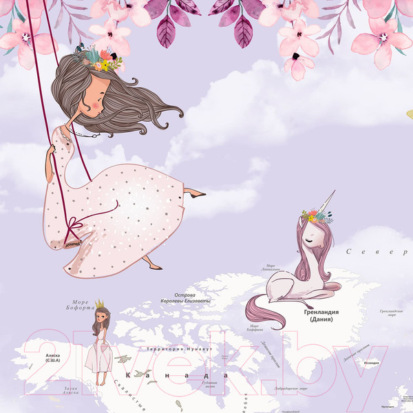 Изображение товара Фотообои листовые Citydecor Princess 13 (300x150)