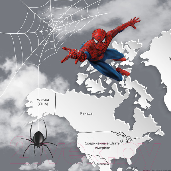 Изображение товара Фотообои листовые Citydecor Superhero Spiderman 1 (300x150)