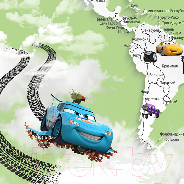 Изображение товара Фотообои листовые Citydecor Superhero Молния МакКвин 3 (300x150)