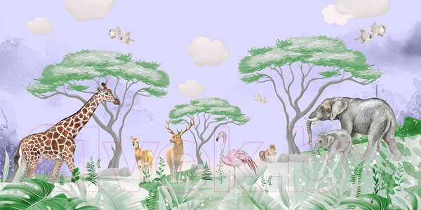 Изображение товара Фотообои листовые Citydecor Детский сюжет 4 (300x150)