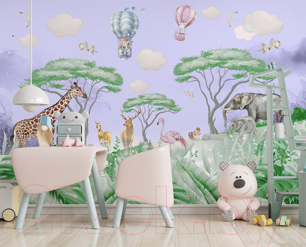 Изображение товара Фотообои листовые Citydecor Детский сюжет 4 (300x150)