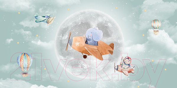 Изображение товара Фотообои листовые Citydecor Мечтатели 1 (300x150)