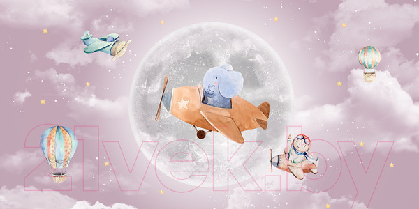 Изображение товара Фотообои листовые Citydecor Мечтатели 2 (300x150)