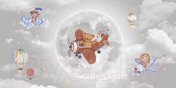 Изображение товара Фотообои листовые Citydecor Мечтатели 9 (300x150)