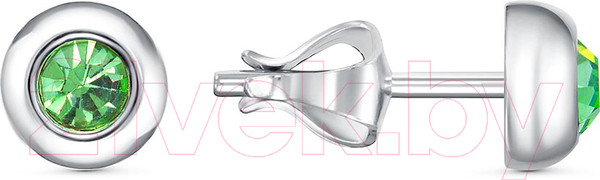 Изображение товара Серьги Красная Пресня 3462836с7 (изумрудный)