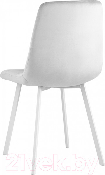 Изображение товара Стул Stool Group Chilly / OS-2011 HLR-14 wl (велюр серебристый/ножки белые)