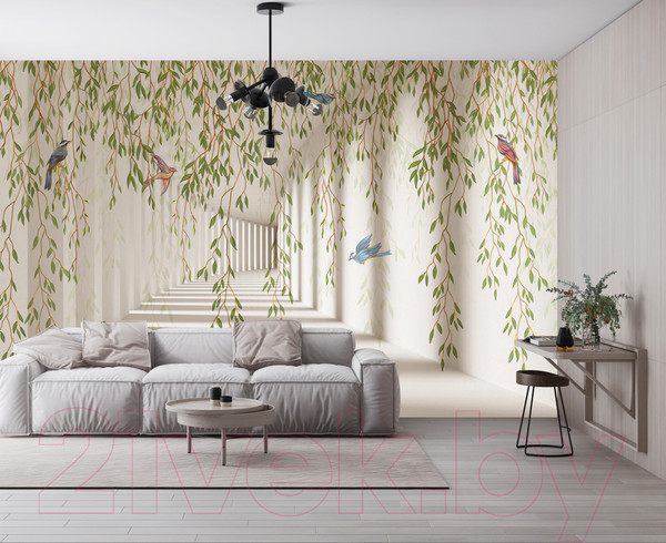 Изображение товара Фотообои листовые Citydecor Flower Tunnel 3D 4 (300x150)