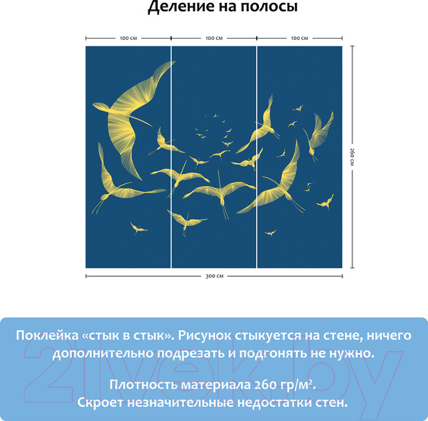 Изображение товара Фотообои листовые Citydecor Perfect Lines 9 (300х260)